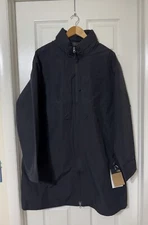 The North Face Women's XL M66 Tech Trench Coat TNF Black Full-Zip NEW