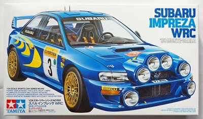 TAMIYA 1/24 Subaru Impreza WRC Monte Carlo '98 #24199 scale model