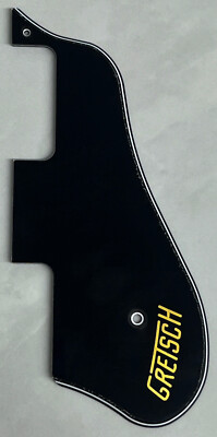Custom For Gretsch G2665 G2655T Style Guitar Pickguard 3 Ply Black