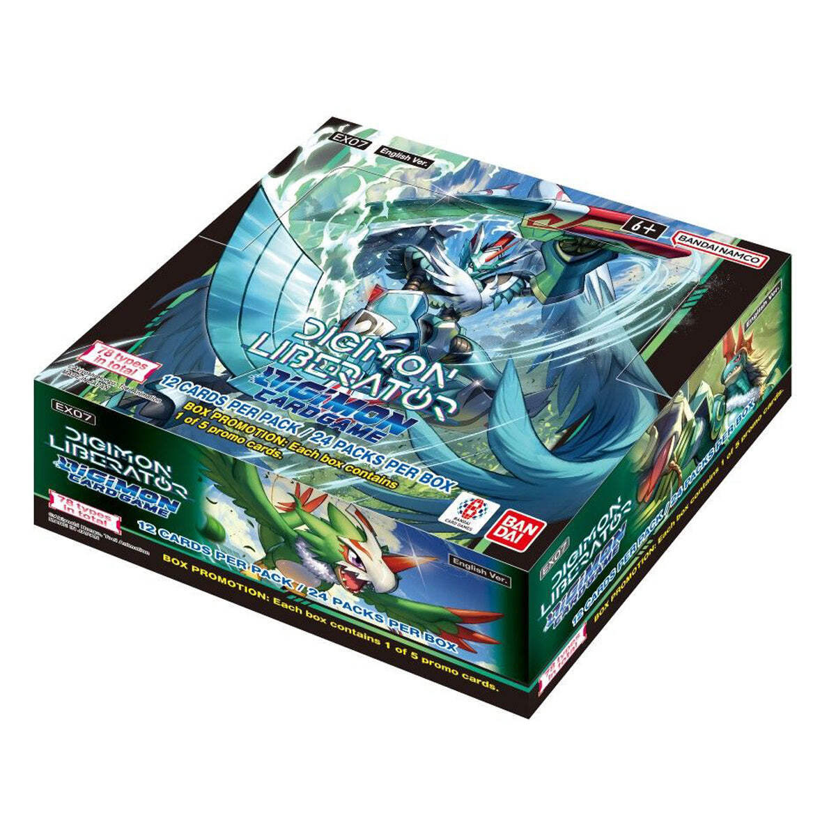 Digimon Card Game – Great Legend Booster Display BT04 (24 Paquetes), Edición En Inglés De Bandai