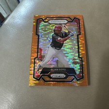 Ellian Soto Orange Pulsar /399 2024 Prizm Baseball #157 Washington