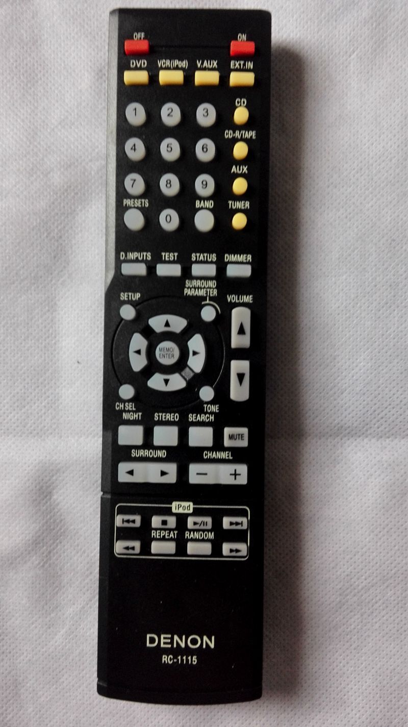 Buy Genuine Denon Avr-390 AV Receiver Remote Control Rc-1115 online | eBay