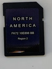 LAND ROVER/JAGUAR NAVIGATION SD CARD  FK72 10E898 BB REGION 2 NORTH AMERICA  OEM