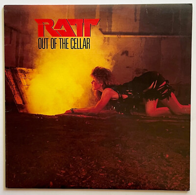 NEAR MINT! Vtg 1984 RATT Album OUT OF THE CELLAR Record 1ST