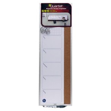 Quartet Magnetic Calendar Combo, Dry-Erase and Bulletin, 7 x 23 Inches 79222 