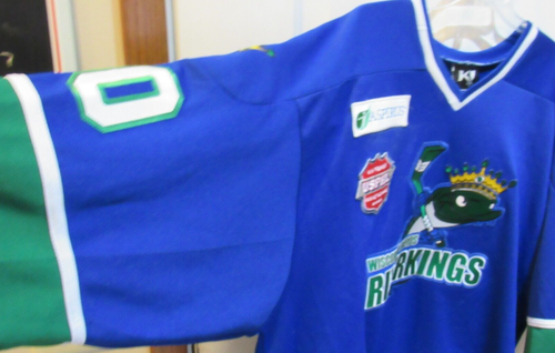 Wisconsin Rapids Riverkings USPHL Minor Hockey Jersey Men's XL Evan Erdmann - Picture 6 of 9
