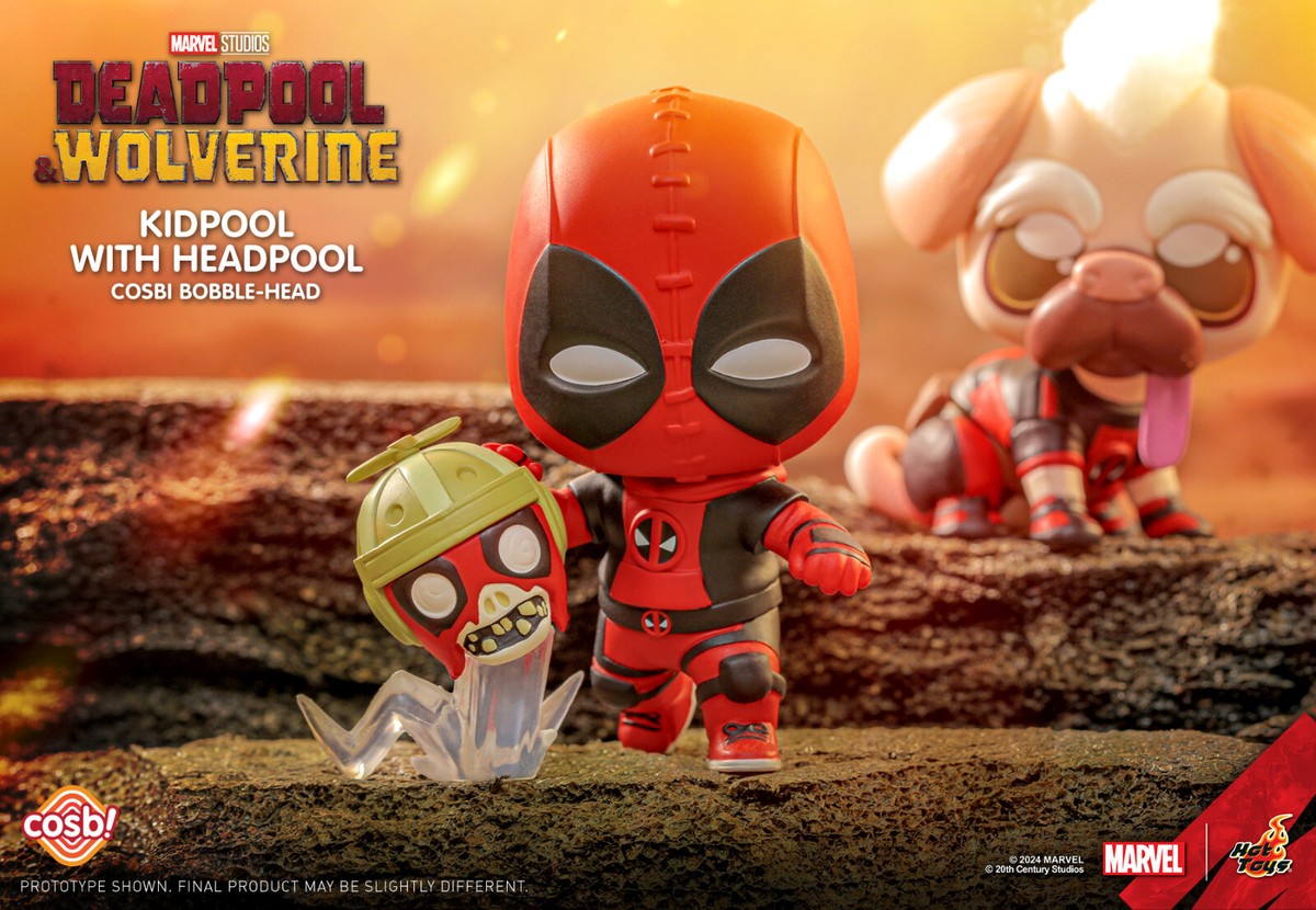 HotToys Cosbi CBX183 Marvel Deadpool & Wolverine S1 Set Of 8 Pcs