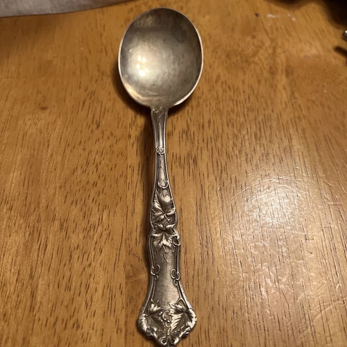 Edgewood by International Sterling Silver Serving Place Soup Spoon Vintage