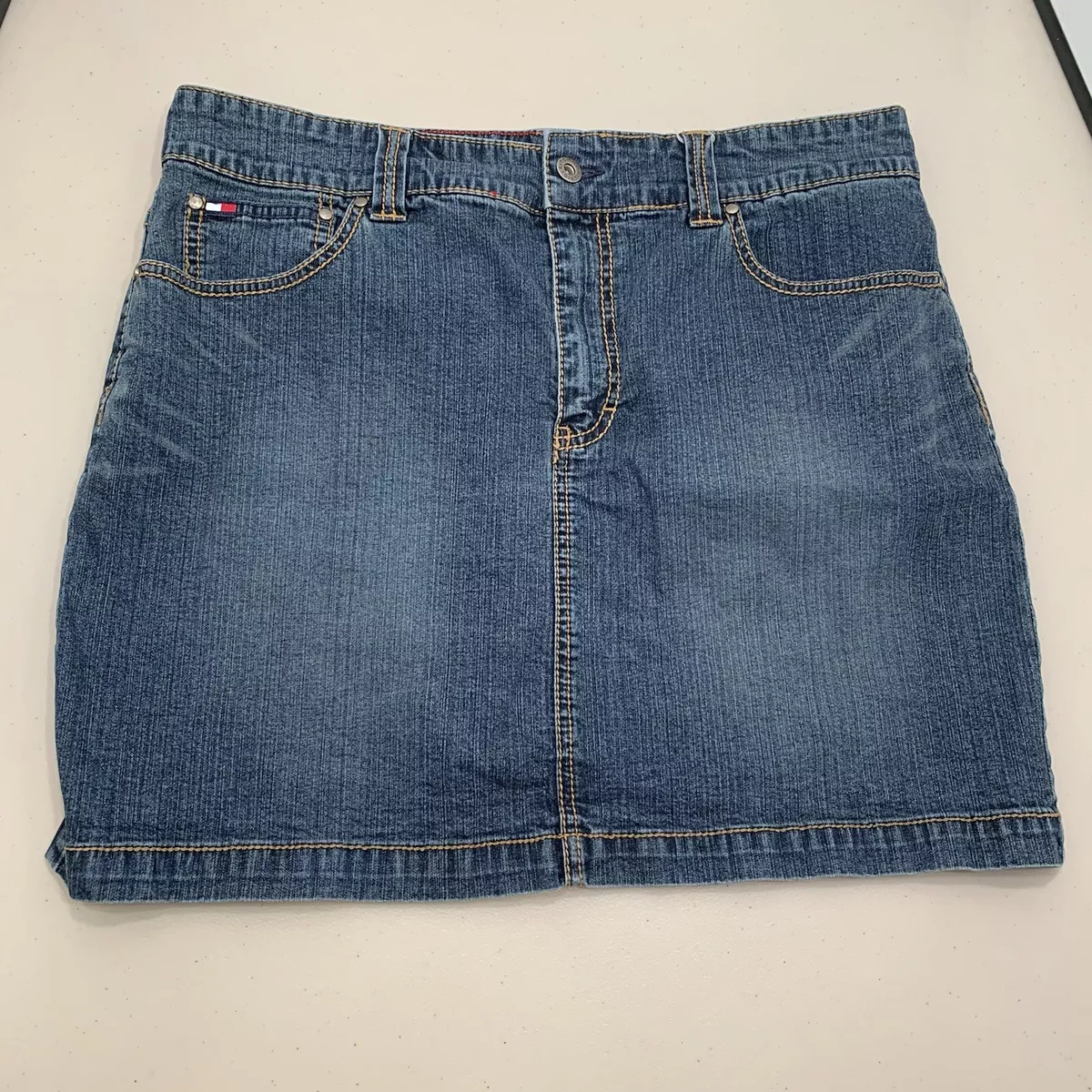 Tommy hilfiger jean clearance skirt
