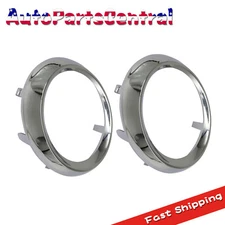 For Toyota Sienna SE Pair Fog Light Lamp Bezel Cover Chrome Trim Rings 2011-2017