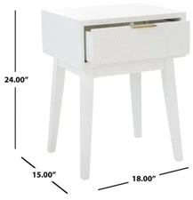 Safavieh KEYA 1 DRAWER ACCENT TABLE, Reduced Price 2172745624 ACC6601A