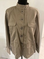 Chico's  Women's long Sleeve Trespass Locke Driftwood Jacket  Size 3 Retail $88