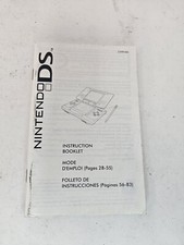 Nintendo DS Instruction Booklet C/NTR-USA MANUAL ONLY Authentic