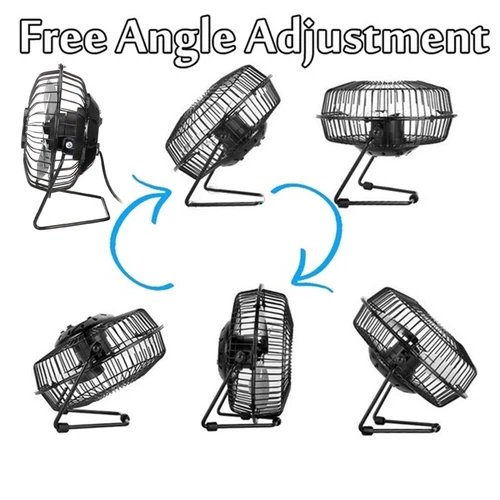 Mini Portable Solar Powered Fan Ventilator Greenhouse Pet Chicken House Cooler - Picture 9 of 11