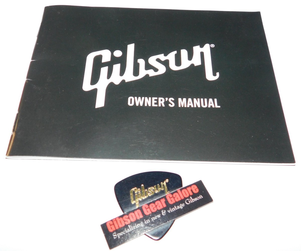 Gibson Les Paul Manual Brochure Owners Booklet Guitar Parts Flyer