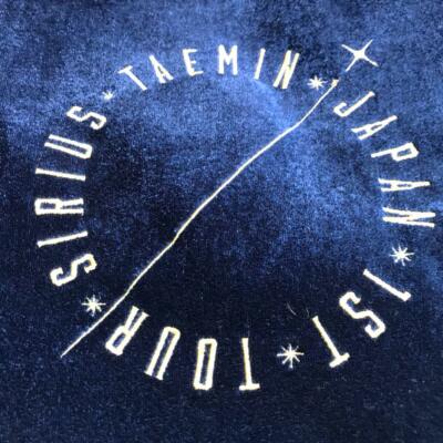 SHINee TAEMIN 1st JPN Tour SIRIUS Official Velor Tote Bag