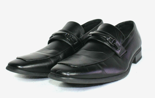 Perry Ellis Portfolio Para Hombre Stewart Negro Mocasines Zapatos Talla  11.5 mediano (D) | eBay