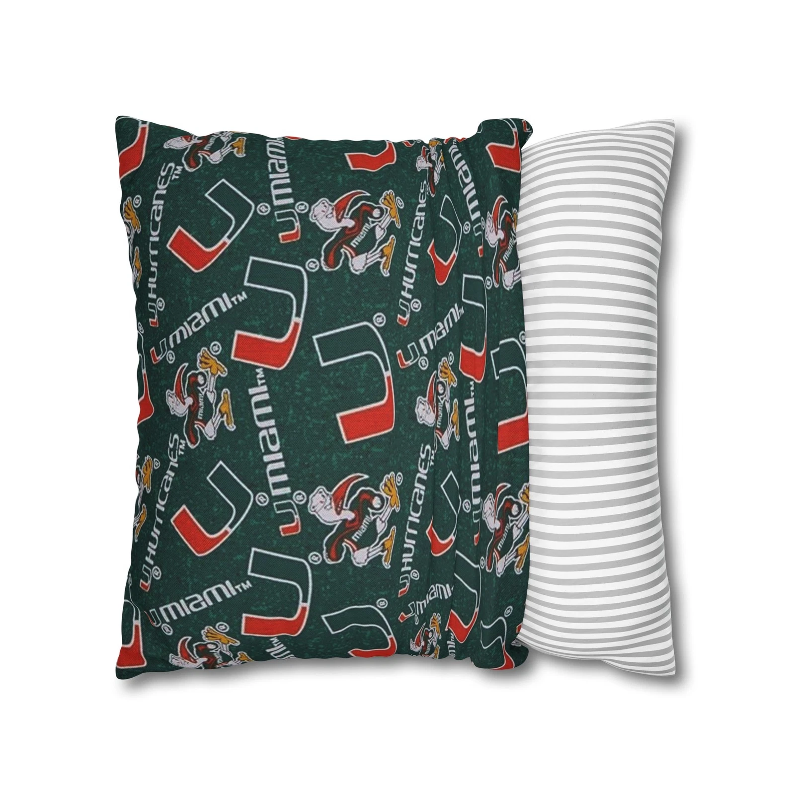 University of Miami Spun Square Pillowcase