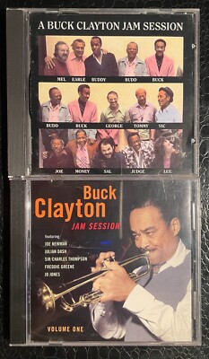 A BUCK CLAYTON Jam Session 1975 & Jam Session Vol. 1 SPAIN IMPORT Blue Moon 2 CD