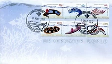2012 Underwater World (Gummed) FDC - Port Hedland WA 6721 Pictorial PMK