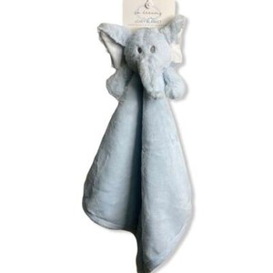 blue elephant security blanket