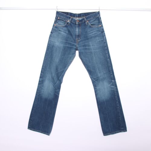 Levi's 507 Bootcut W32 L34 Used Denim (Cod.F3370) Men's Jeans Tunisia High Waist - Afbeelding 1 van 8