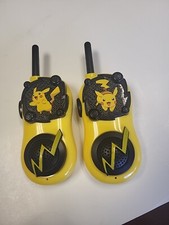 Set Pok mon Walkie Talkies Pikachu Long Range Static-Free Tested Pk-210pi