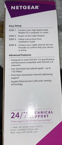 Netgear Highspeed cable modem - Picture 6 of 6