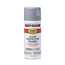 Multi-Surfaces Stops Rust Gloss Protective Enamel Smoke Gray Spray Paint 12 Oz