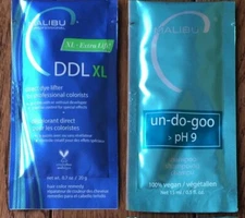 Malibu DDLXL Direct Dye Xtra Lift Un-Do-Goo Shampoo and Cap DDL XL Color Remover