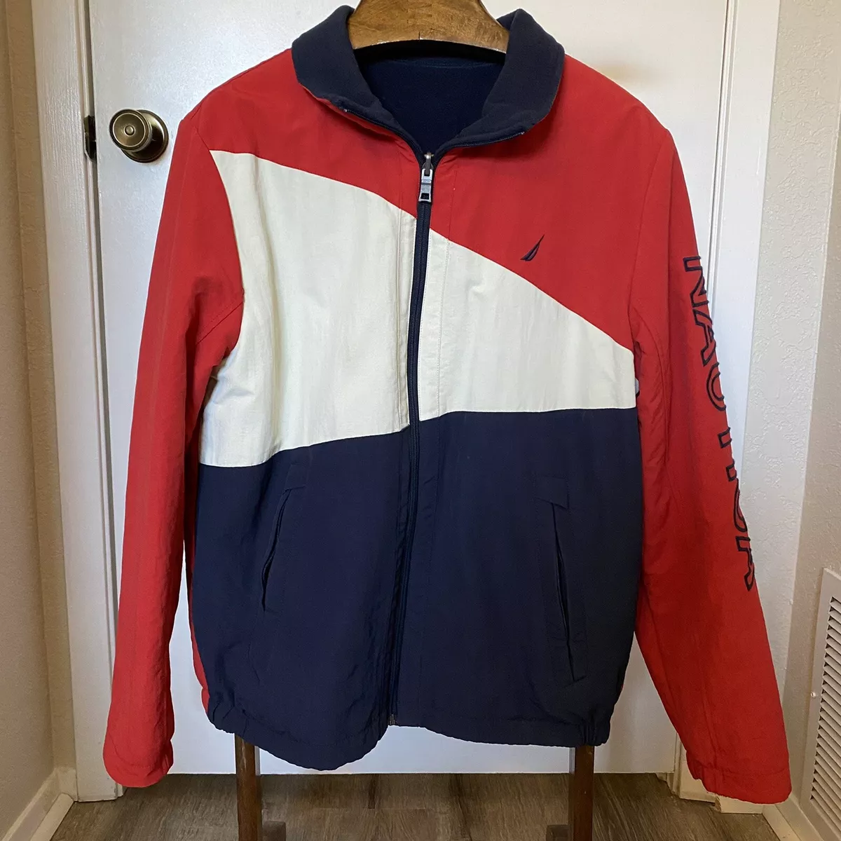 Nautica red white 2024 and blue jacket