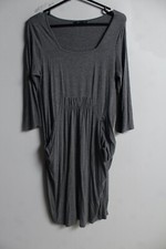 Marks and Spencer Womesn Jersey Material Shift Dress Grey - Size 14 (I33)