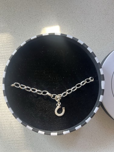 THOMAS SABO 925 SILVER HORSESHOE CHARM BRACELET 16cm - Picture 3 of 3