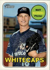 2018 Topps Heritage Minor League Matt Manning #162 West Michigan Whitecaps