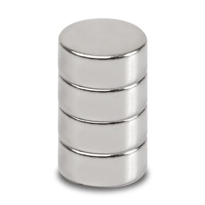 Connex Neodym Magnete 19mm - 4er Set Mit 4kg Haftkraft - Silikonbeschichtung Für Haushalt & Werkstatt