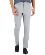 Perry Ellis Portfolio Mens Slim Fit Tech Travel Dress Pants Grey sz M