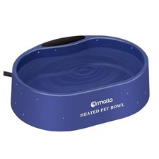 Heated Dog Water Bowl, Large Capacity 125oz Outdoor Heated Pet Bowl for Dog,