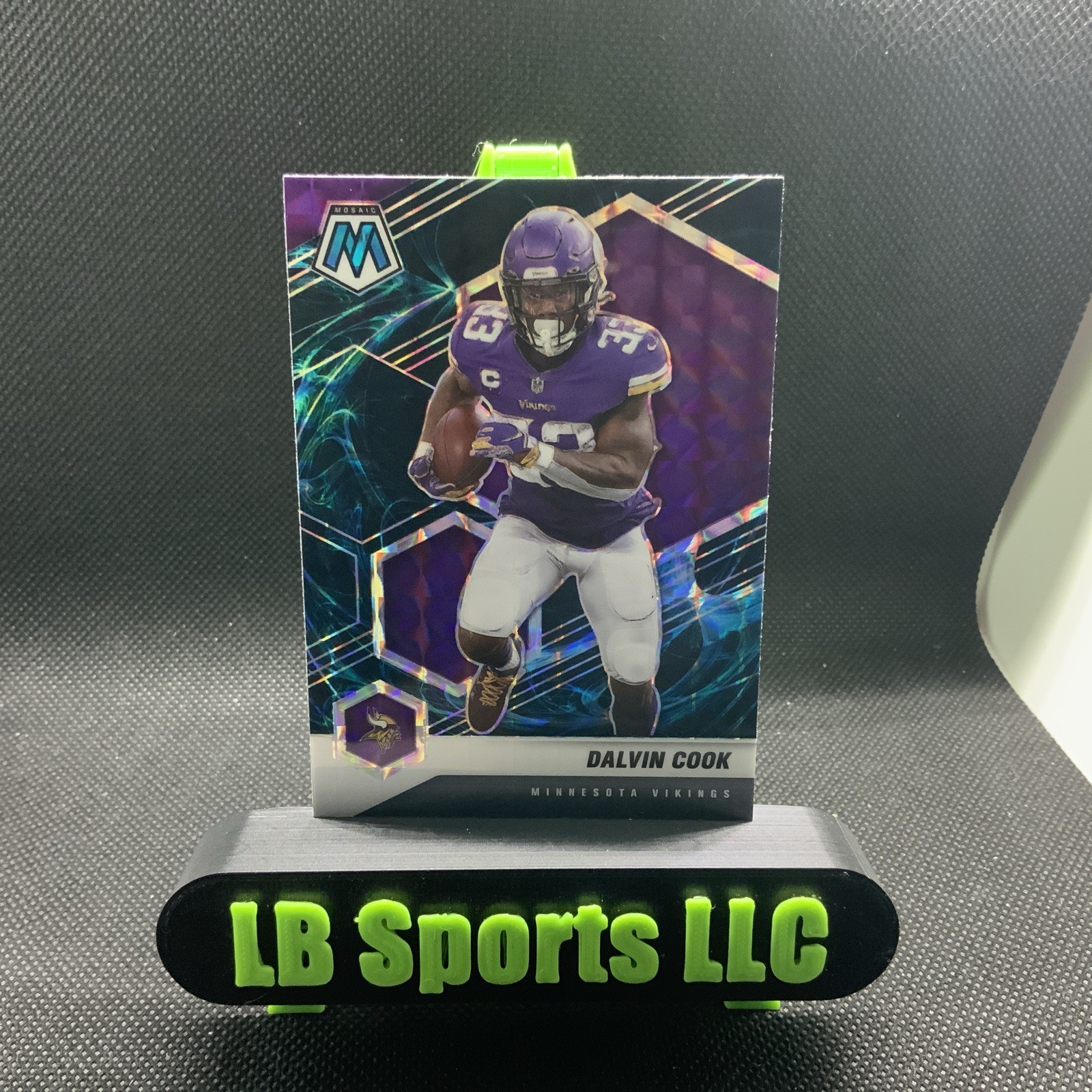 2021 Panini Mosaic Football Dalvin Cook Genesis Mosaic Prizm #131