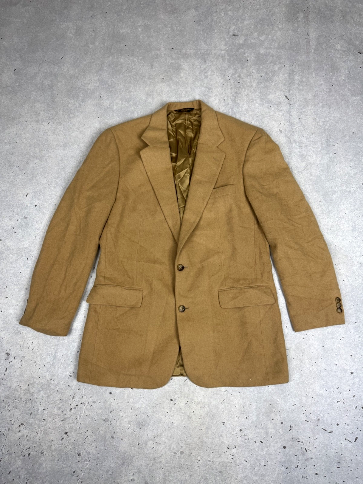 Vintage Brooks Brothers Camel Hair Blazer Coat Men's size L