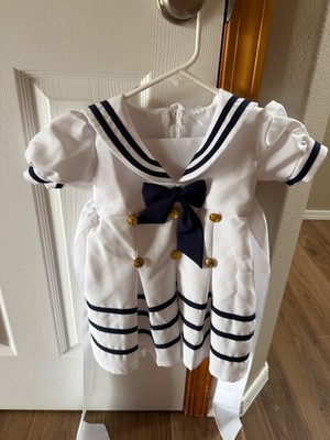 ashbury coco baby girls toddler 24 months nautical sailor dress