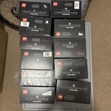 Lego Star Wars Helmet Collection Sealed- 11 Helmets Sealed.