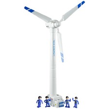 Wind Turbine Toy, 21.65 Inch Large Size Windmill Toy Clockwork Generator Mode...