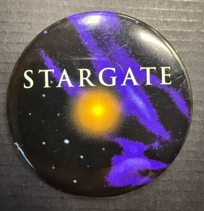 STARGATE SG1 Pin Badge Original Series Promo Button Pinback - VINTAGE - 2 1/2"