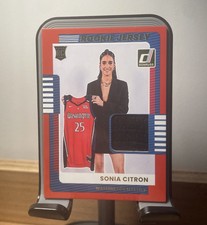 2025 WNBA Donruss Sonia Citron RC Rookie Jersey Patch Mystics 🔥