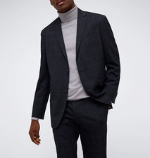 Kenneth Cole Reaction Men's Techni-Cole Slim-Fit Stretch Suit Jacket MSRP 395
