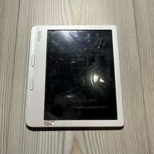 Kobo Libra Colour eReader 7" 32GB N428 White CRACKED SCREEN NOT WORKING