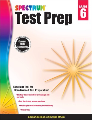 Spectrum Test Prep, Grade 6 - Spectrum - Good - See condition notes