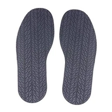 Shoe Bottom Full Sole Repair Replacement Anti-Slip Rubber, 4mm Thickness Black