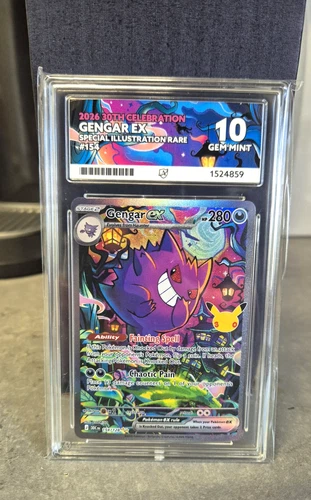 Pokémon TCG 2026 30th Celebration Gengar ex 154/128 English Ace 10