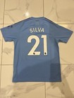 Manchester City Silva 21 Puma Home Shirt 2019/2020 Men’s Size Small